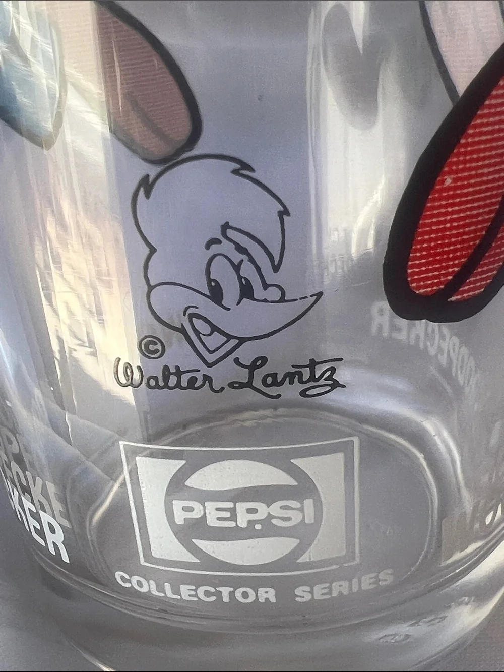 Pepsi Walter Lantz Collect Series Woody Woodpecker Glass